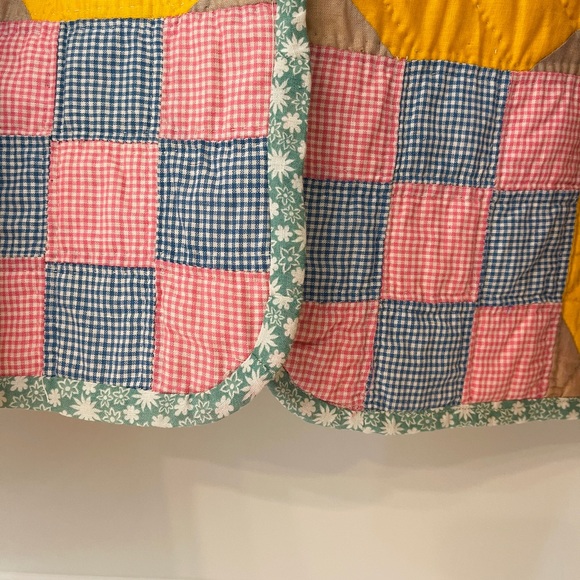 ❤️ HANDMADE PATCHWORK QUILTED CROPPED JACKET BOHEMIAN VINTAGE QUILT COTTAGECORE - Picture 8 of 11